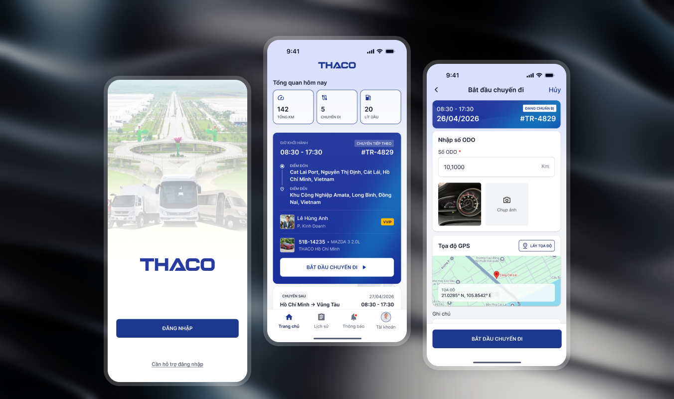 Thaco web app
